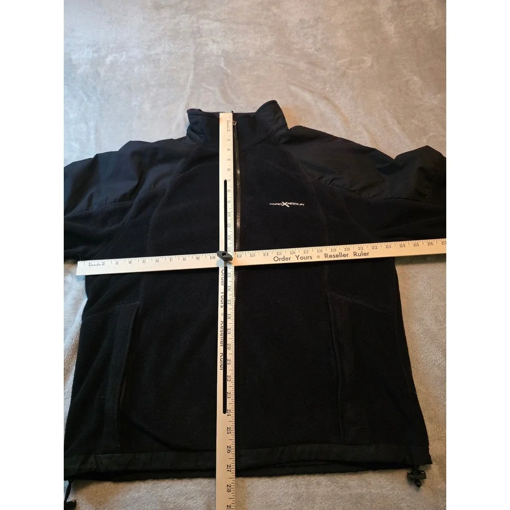 ZeroXposur Jacket Size L Black Mens Fleece Full Zip Outdoor Hiking S16 Box 30